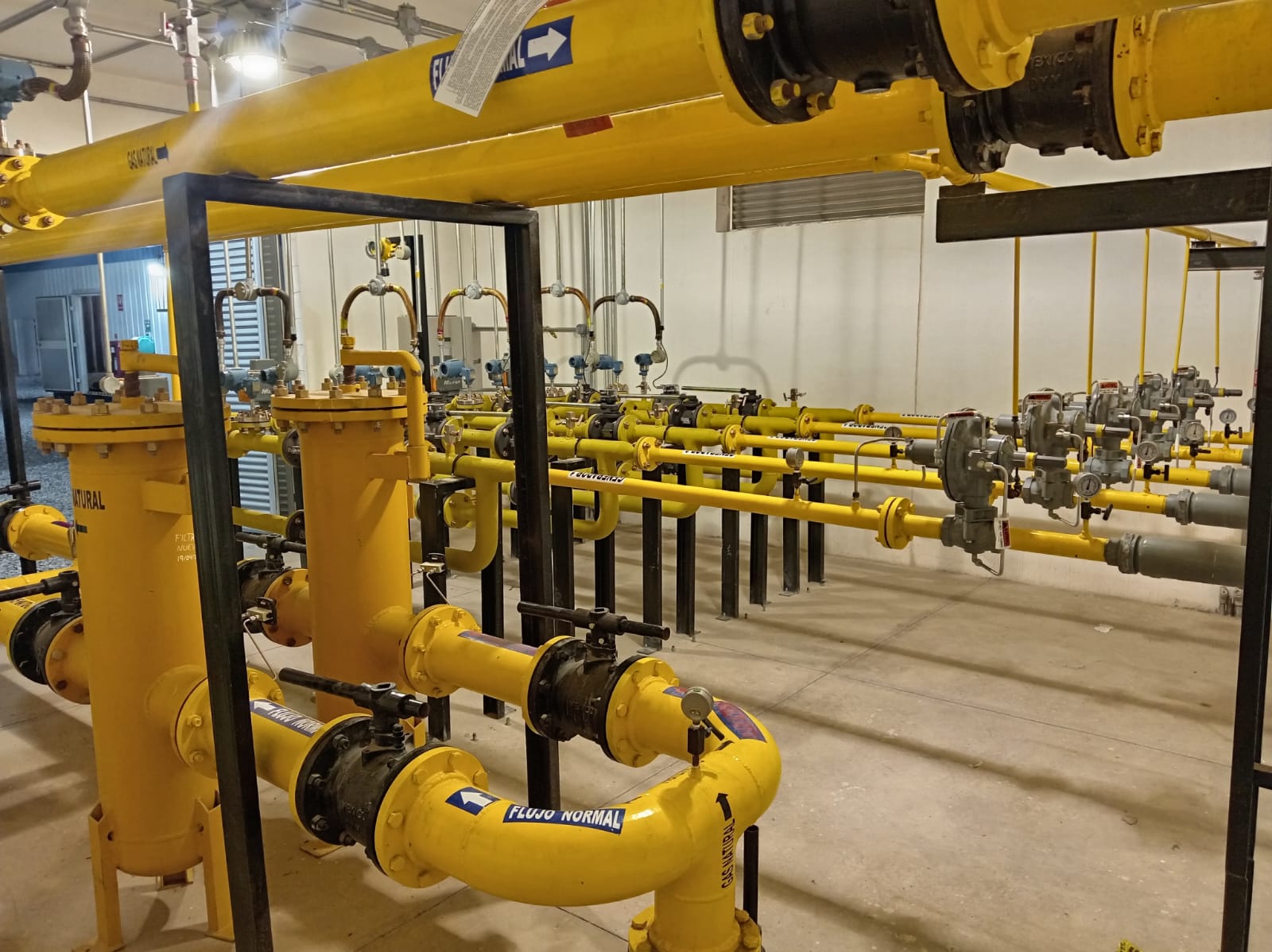 Sistema automático de seguridad y corte para líneas de gas industrial