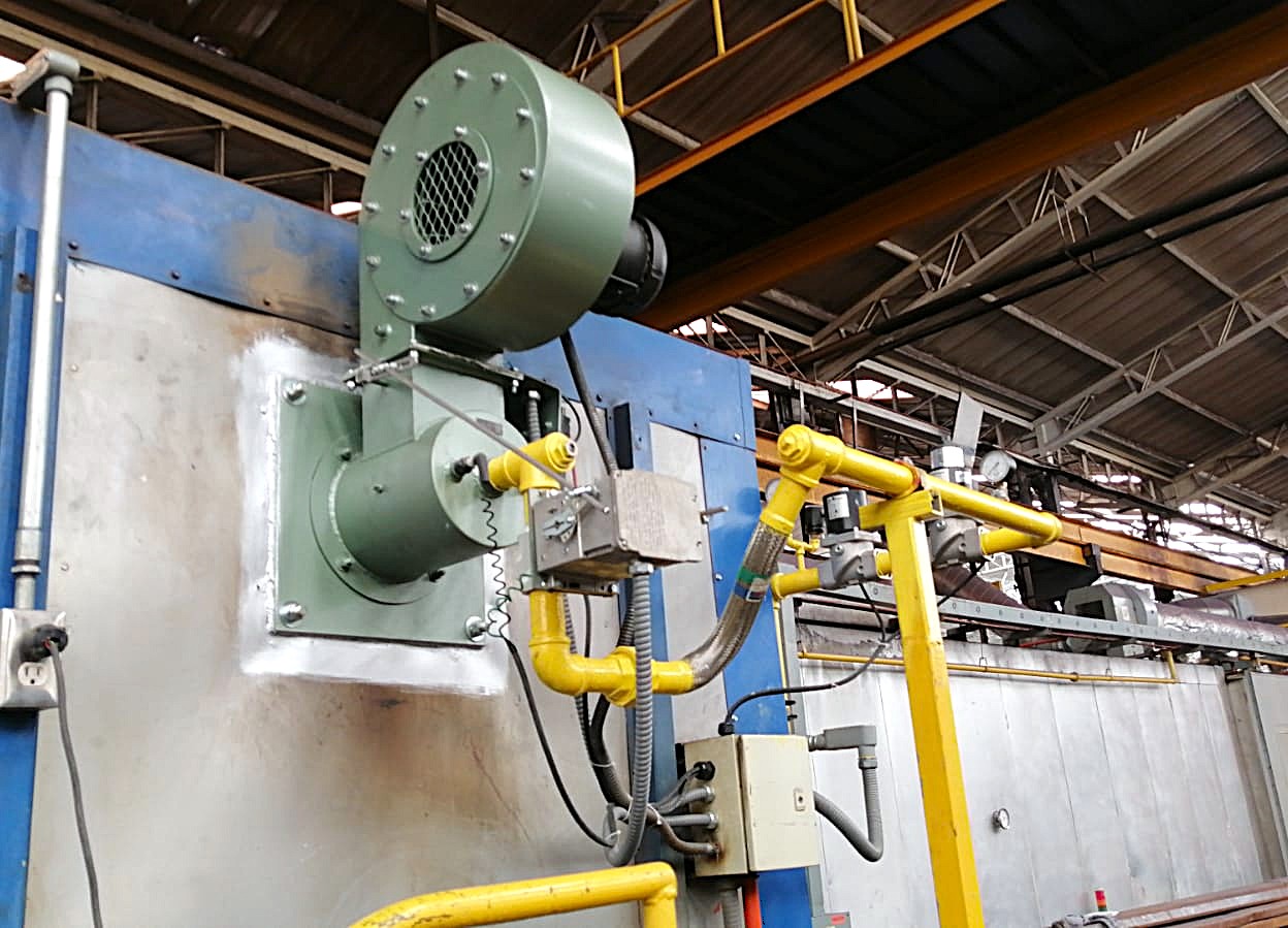 Sistema térmico con quemador de mediana velocidad para plantas industriales