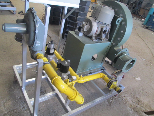 Quemador de gas industrial para calentadores de aceite térmico